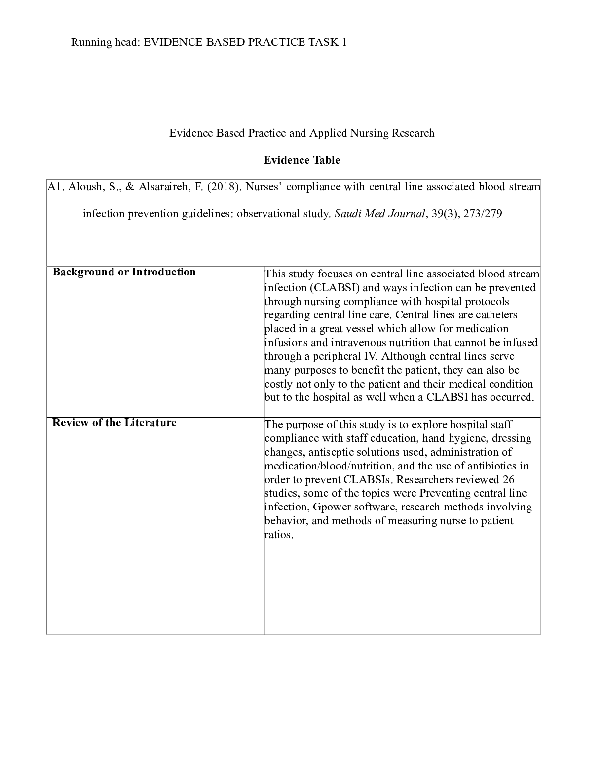 Preview image of Evidence Based Practice and Applied Nursing Research    Evidence Based Practice and Applie document